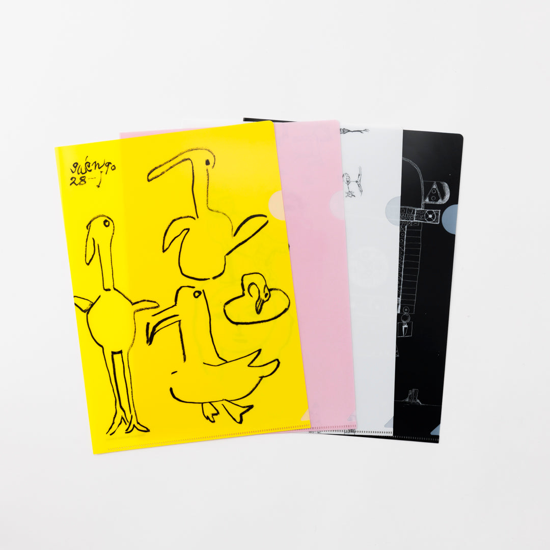 Clear File Cat on the Head A5