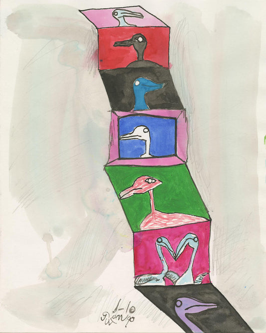 いのくまさんのスケッチブック複製画 2
