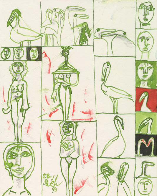 いのくまさんのスケッチブック複製画 5