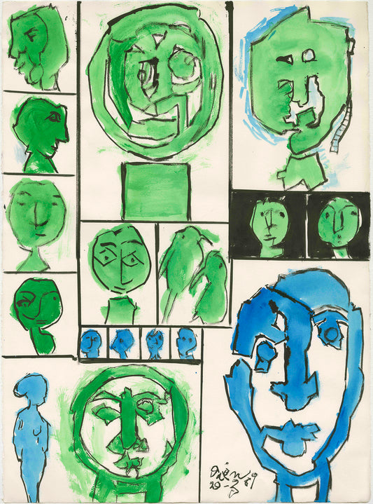 いのくまさんの複製画 6