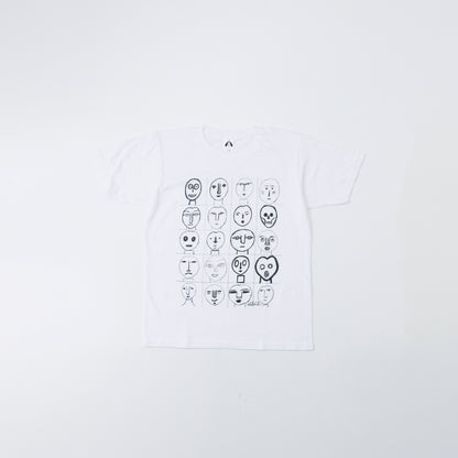 いのくまTシャツ（顔20）ホワイト