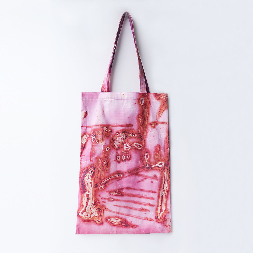【大竹伸朗展　網膜】トートバッグ《網膜/十五重塔/門の前》