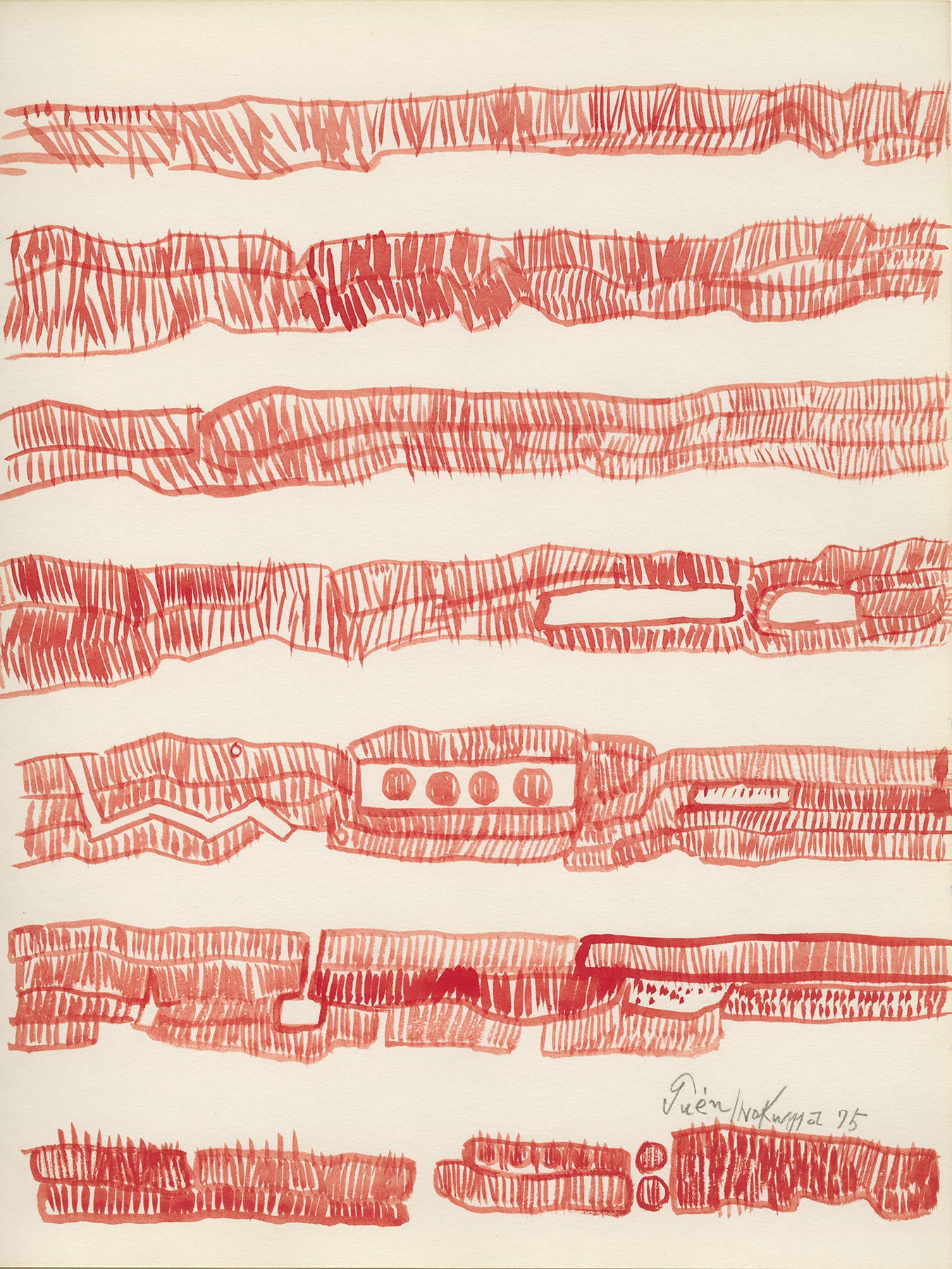 Work:  Genichiro Inokuma, Title Unknown,1975