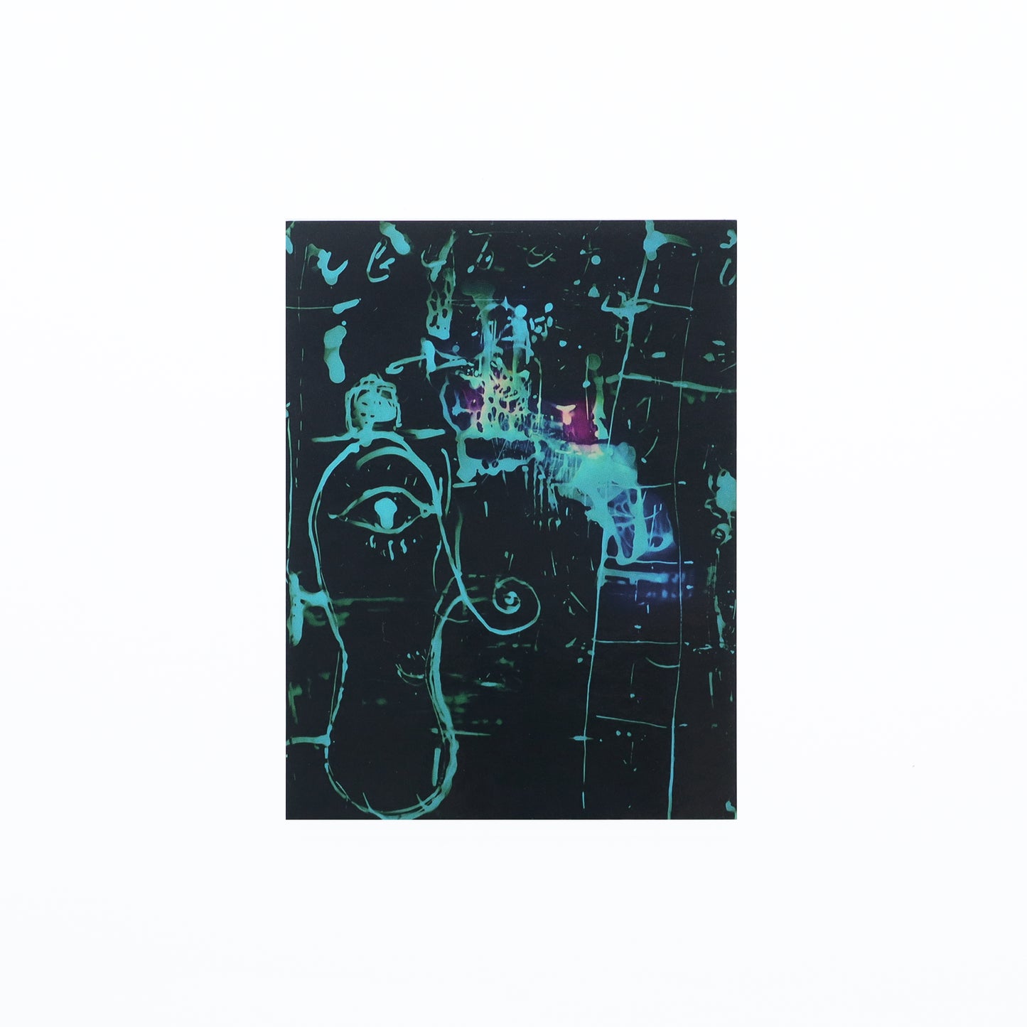 【大竹伸朗展　網膜】ステッカー《夜景　1》