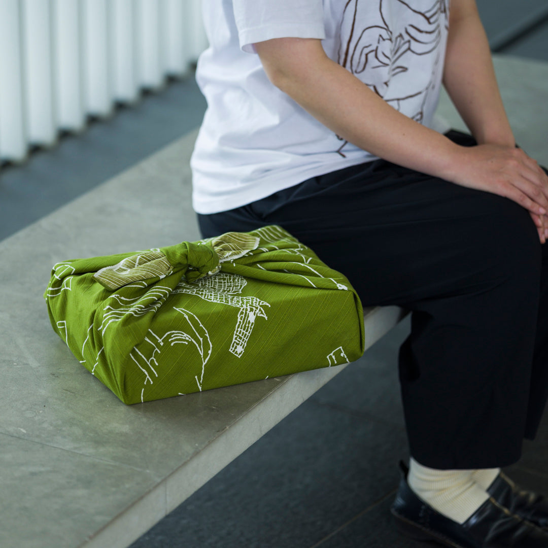 Furoshiki Cloth―Horse, Green