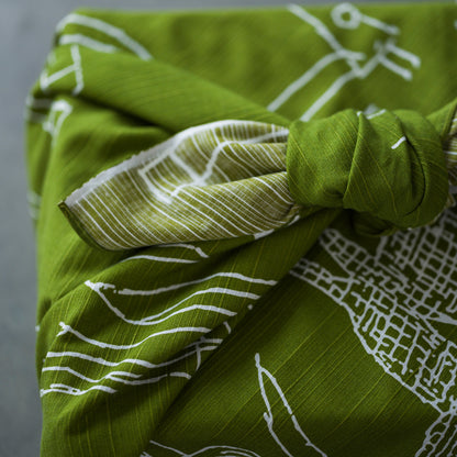 Furoshiki Cloth―Horse, Green