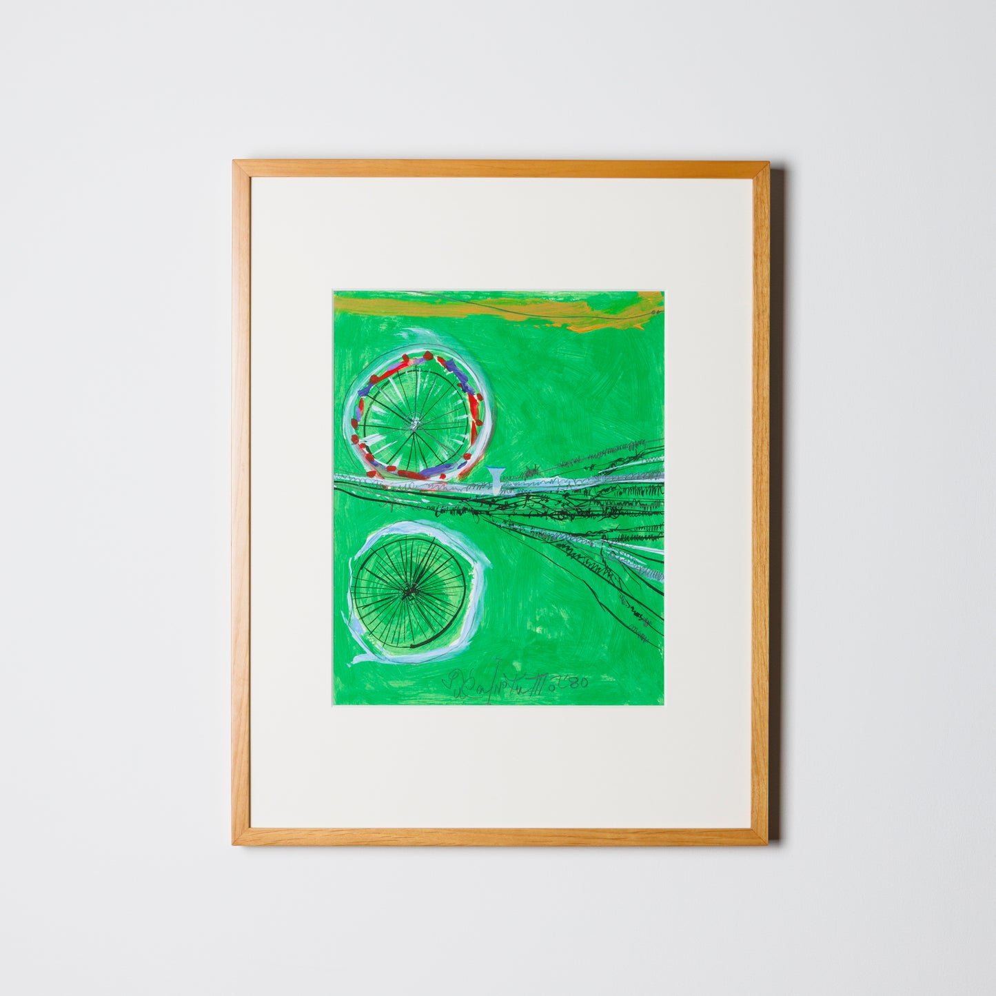 Work:  Genichiro Inokuma, Two wheels,1980