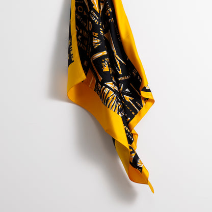 Scarf  Yellow Constellation