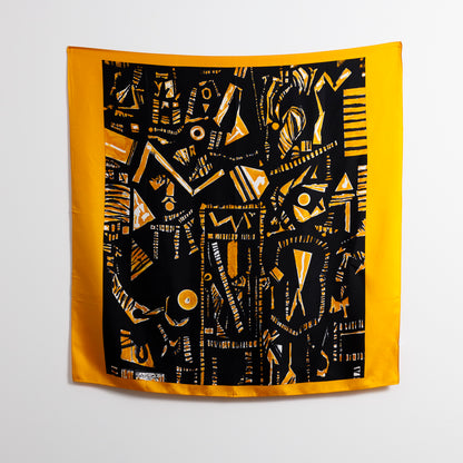 Scarf  Yellow Constellation