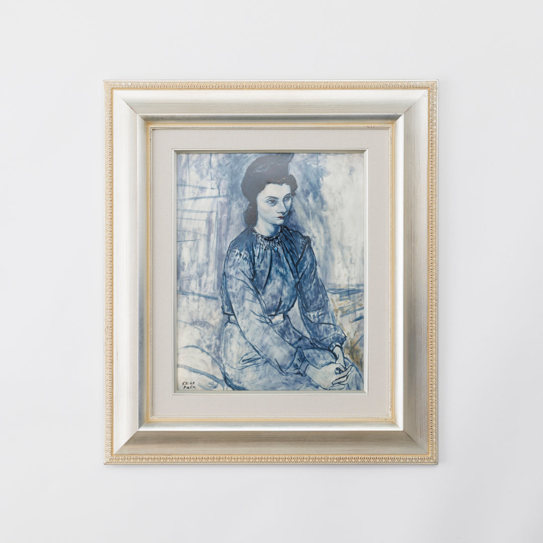 Framed Bone China Art  Mademoiselle M