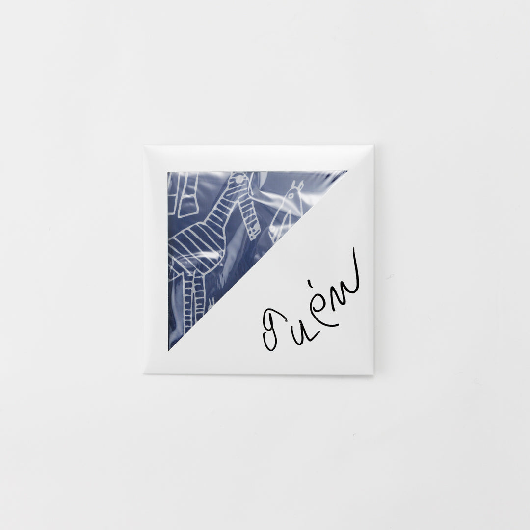 Handkerchief ―Horse, Blue