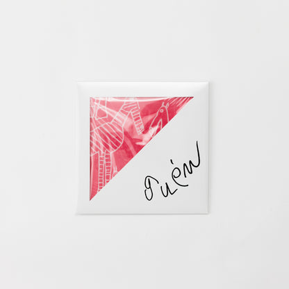 Handkerchief―Horse, Pink