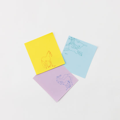 Memo Pad－Horses