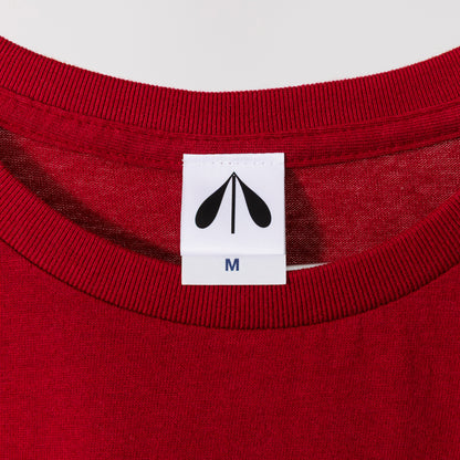 いのくまTシャツ（おやこ馬）バーガンディ