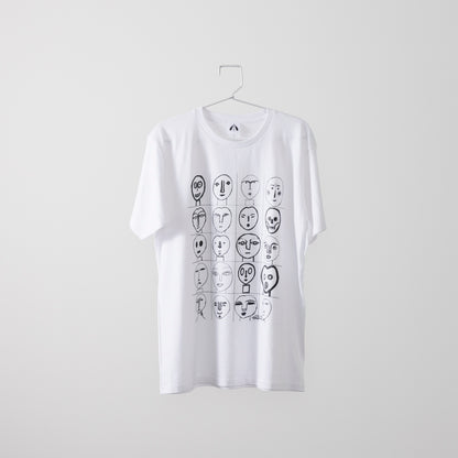 いのくまTシャツ（顔20）ホワイト