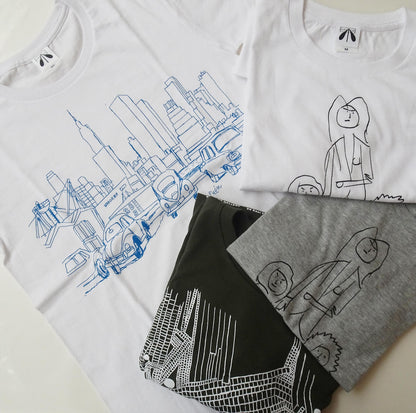 いのくまTシャツ（NY 1967）グリーン