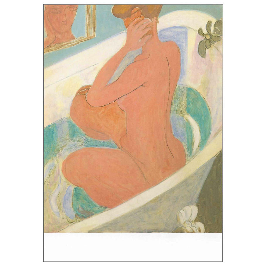 Postcard Bathing Woman