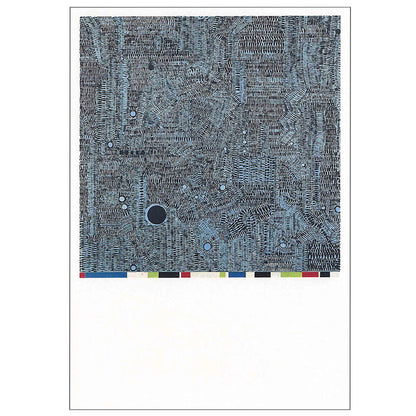 Postcard Black Circle