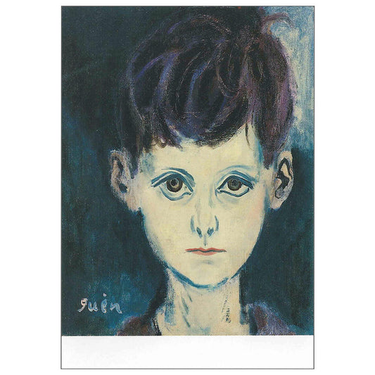 Postcard Boy at Les Eyzies