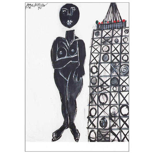 Postcard Building and a Nude
