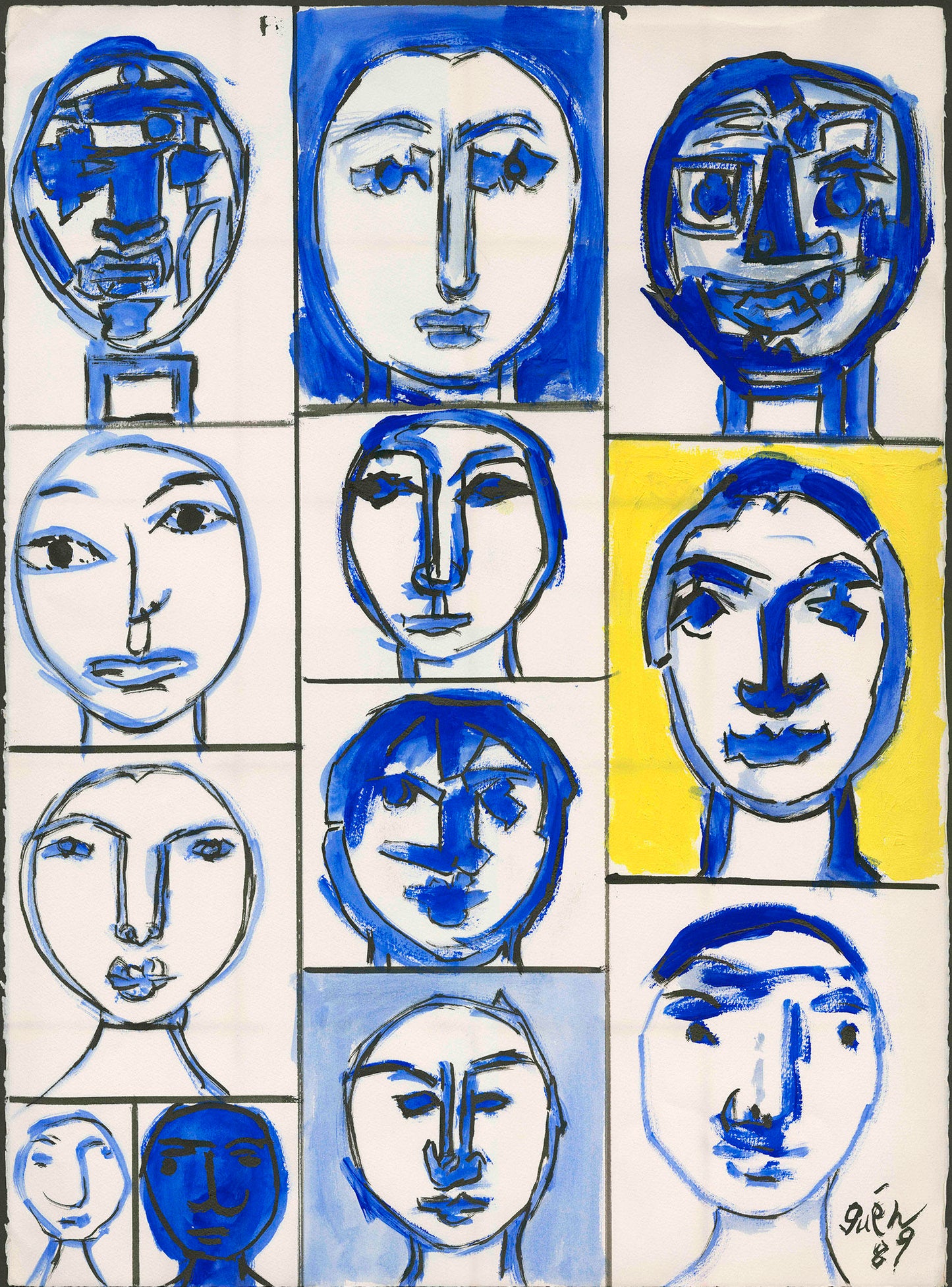 Work:  Genichiro Inokuma, Title Unknown,1989