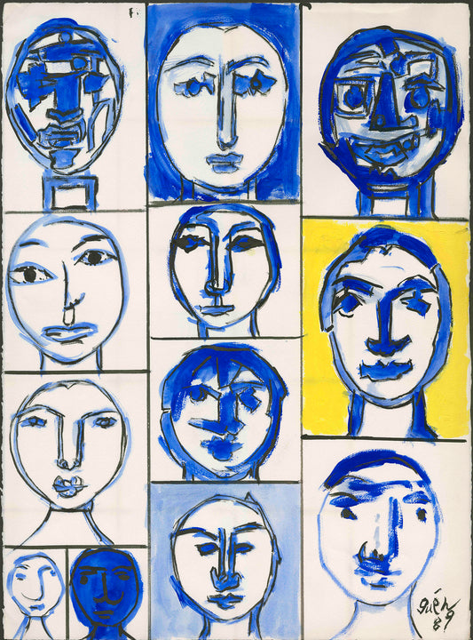 いのくまさんの複製画 4