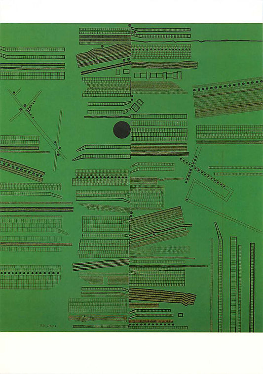 ポストカード  The City (Green No.2)