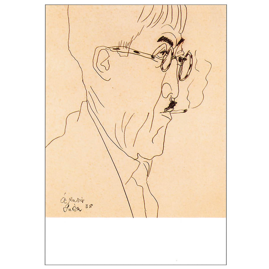 Postcard Figure of Tsuguharu Fujita
