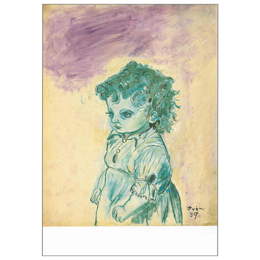 Postcard Girl Like a Doll at Les Eyzies
