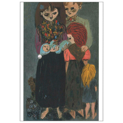 Postcard Gypsy Children