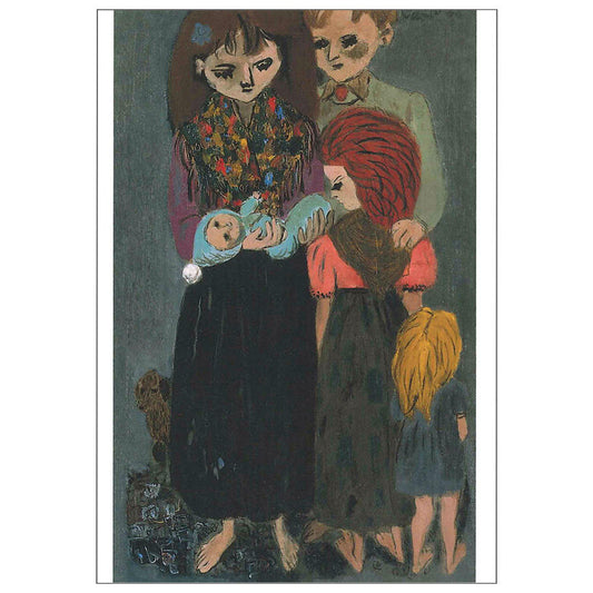 Postcard Gypsy Children