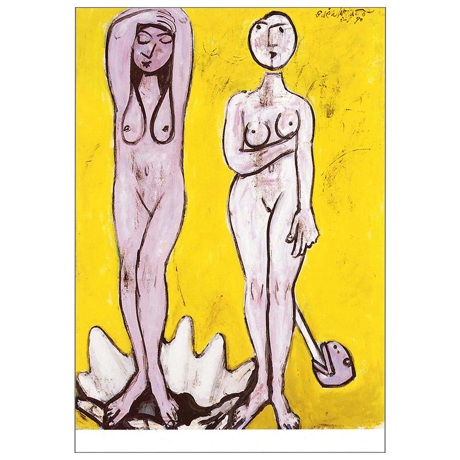 Postcard Two Venuses	