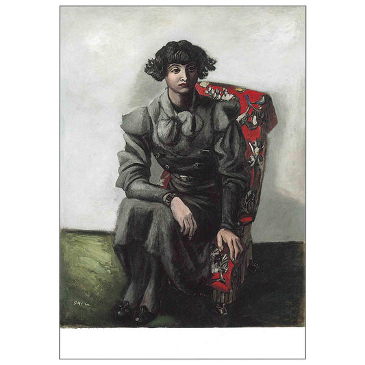 Postcard Woman in Gray